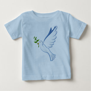 Taubenfriedung Olivenzweig Baby T-shirt