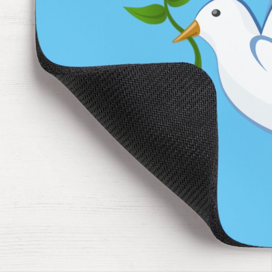 Taubenfriedung-Olivenzweig Mousepad (Ecke)