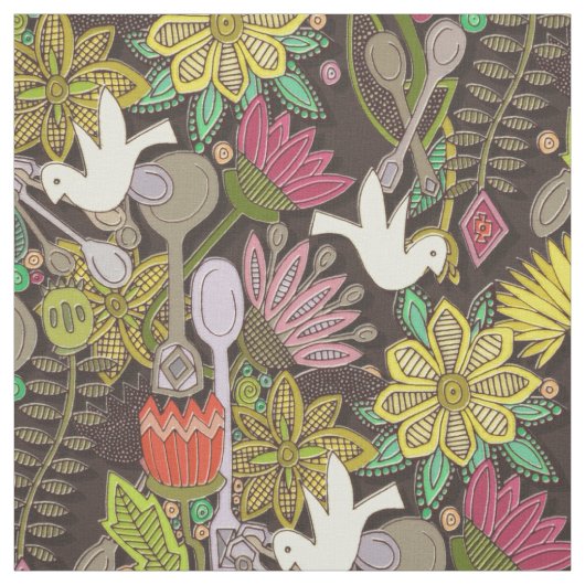 Taubengarten Stoff (Muster)