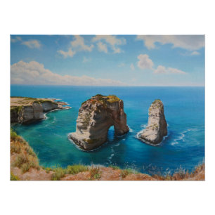 Taubengestein, Beirut - Küstenstädlichkeit Poster