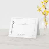 Taubengrußkarte Karte (Gelbe Blume)