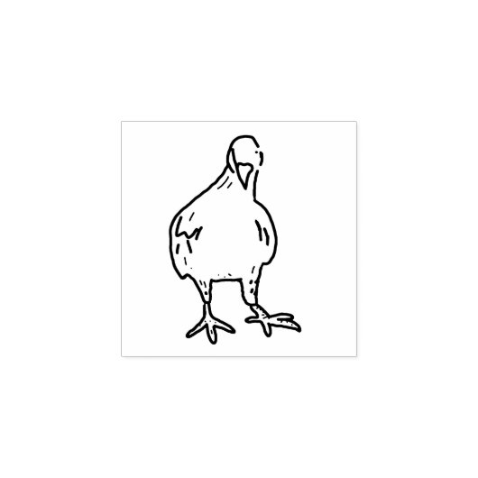 Taubenkautschuk-Briefmarke, Stadtvogel Gummistempel (Prägung)