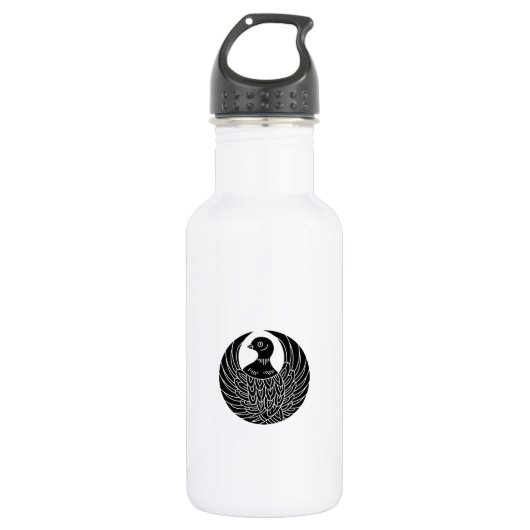 Taubenkreis Trinkflasche (Vorderseite)