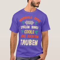 Taubenliebhaber Großpas-Tauben spielen Bingo