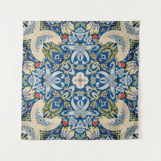 Taubenlied - Vintages Volk Wandteppich (Vorderseite (Horizontal))