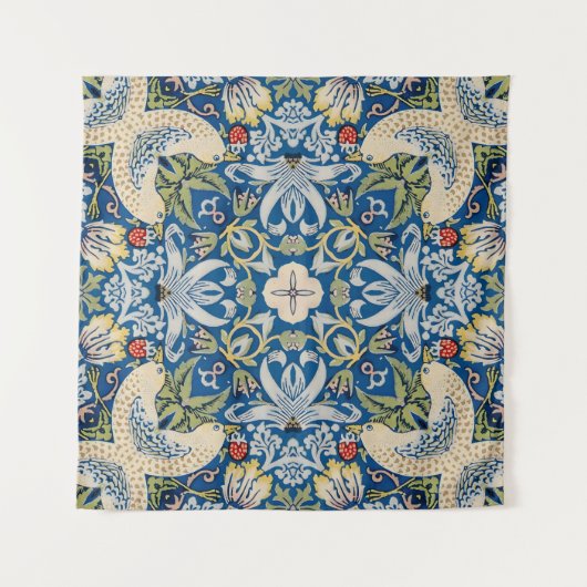 Taubenlied - Vintages Volk Wandteppich (Vorderseite)