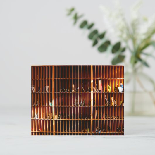 Taubenloch in der Informatik Postkarte (Stehend Vorderseite)