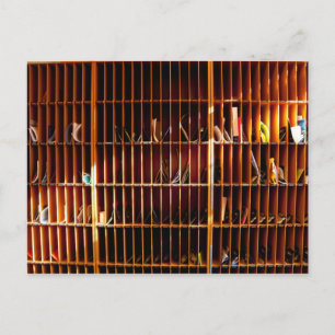 Taubenloch in der Informatik Postkarte