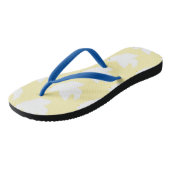 Taubenmalerei Badesandalen (Schrägansicht)