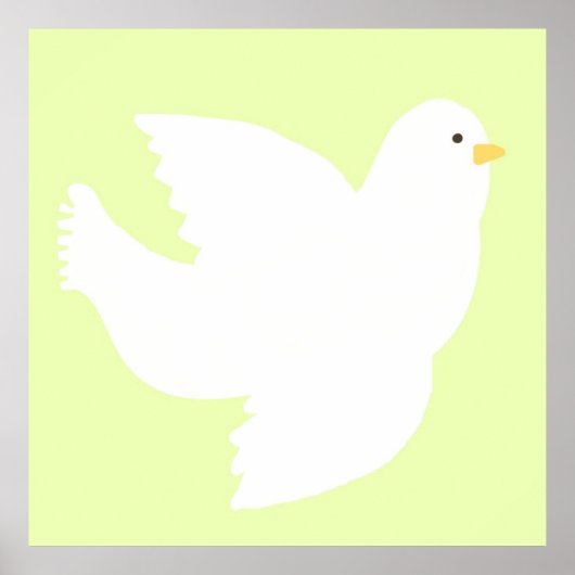 Taubenmalerei Poster (Vorne)