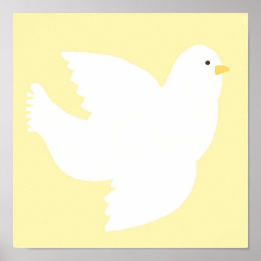 Taubenmalerei Poster (Vorne)