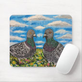 Taubenmauspad Mousepad (Mit Mouse)