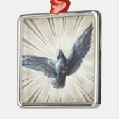 Taubenmetall Ornament Aus Metall (Links)