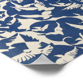 Taubenmuster Poster (Ecke)