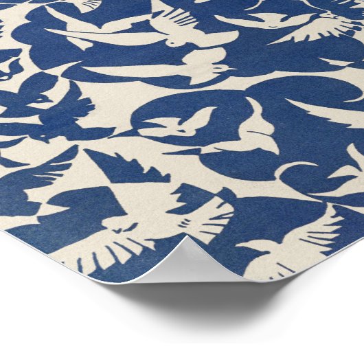 Taubenmuster Poster (Ecke)