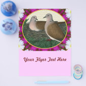 Taubennest und Blume Flyer (Einzeln)