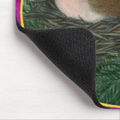 Taubennest und Blume Mousepad (Ecke)