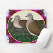 Taubennest und Blume Mousepad (Mit Mouse)
