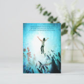 Taubenozean Postkarte (Stehend Vorderseite)