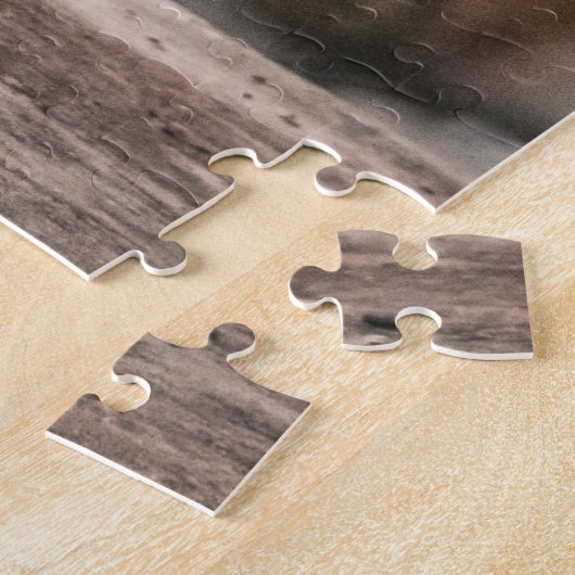 Taubenpaar in front of Paris Eiffel Tower Puzzle (Seite)