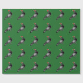 Taubenpackpapier Geschenkpapier (Flach)