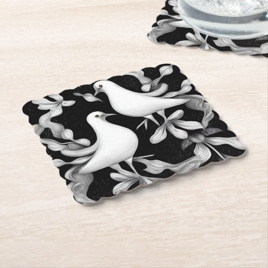 Taubenparade Untersetzer (angewinkelt)