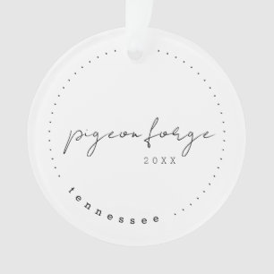 Taubenschmiede, Tennessee Reisen durch die USA Ornament