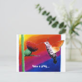 Taubenschwänzchen Postkarte (Stehend Vorderseite)