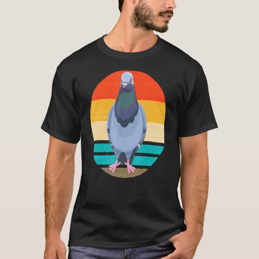 Taubenschwanztaube T-Shirt (Vorderseite)