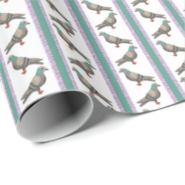 Taubenstreifen Geschenkpapier