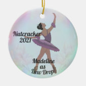 Taubentropfen/Blume Fairy Nutcracker Ornament (Vorne)