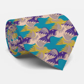 Taubenvögel Muster Tesselung 3 NT Krawatte (Gerollt)