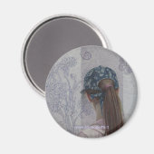 Taubenvolano le farfalle magnet (Vorderseite/Rückseite)