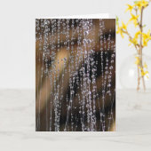 Taubenvorhang, glühendes Wasser Karte (Gelbe Blume)