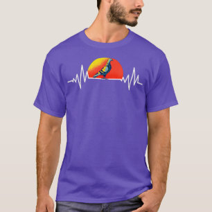 Taubenzüchter züchtet Tauben-Renntauben Herzschlag T-Shirt
