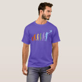 Taubenzüchterzuchttaube Evolution T-Shirt (Vorne ganz)