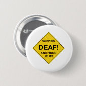 Taubes stolzes button (Vorne & Hinten)