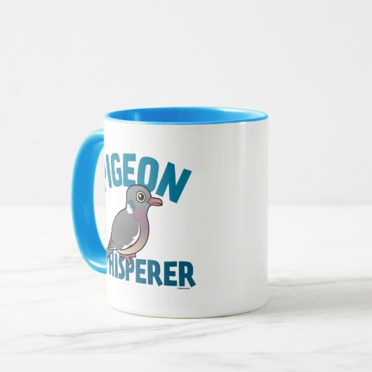 TaubeWhisperer Tasse (Vorderseite Links)