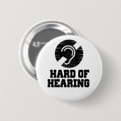 Taubheit und Schwerhörigkeit Button (Vorne & Hinten)
