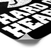 Taubheit und Schwerhörigkeit Poster (Ecke)