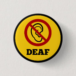 Taubsymbol gelb button