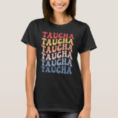 Taucha City Groovy Retro T-Shirt (Vorderseite)