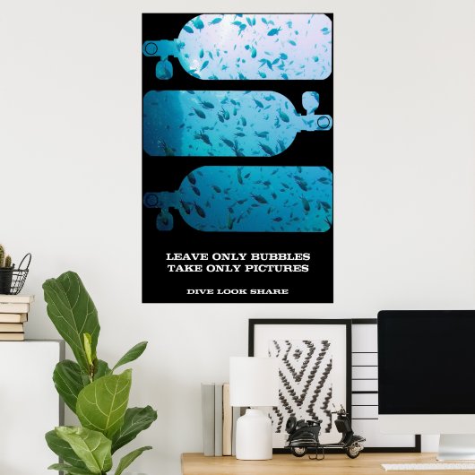 Tauchanteil Poster (Heimbüro)