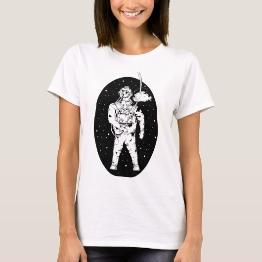 Tauchanzug im Vintage-Stil T-Shirt (Vorderseite)