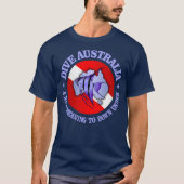 Tauchausrüstung Australien (rd) T-Shirt (Vorderseite)