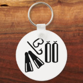 Tauchausrüstung Schlüsselanhänger (Vorderseite)