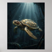 Tauchboot Turtle Poster (Vorne)