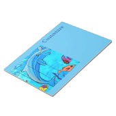 Tauchdelfine schwimmen notizblock (angewinkelt)