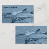 Tauchdelphin-Visitenkarte Visitenkarte (Vorne/Hinten)