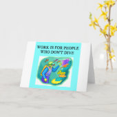 Tauchdesign Karte (Gelbe Blume)